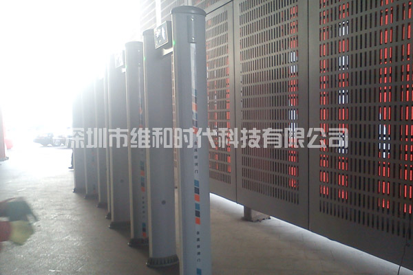 太原市珠寶展覽會日4臺SD-100B便攜式圓柱形安檢門[圖文]